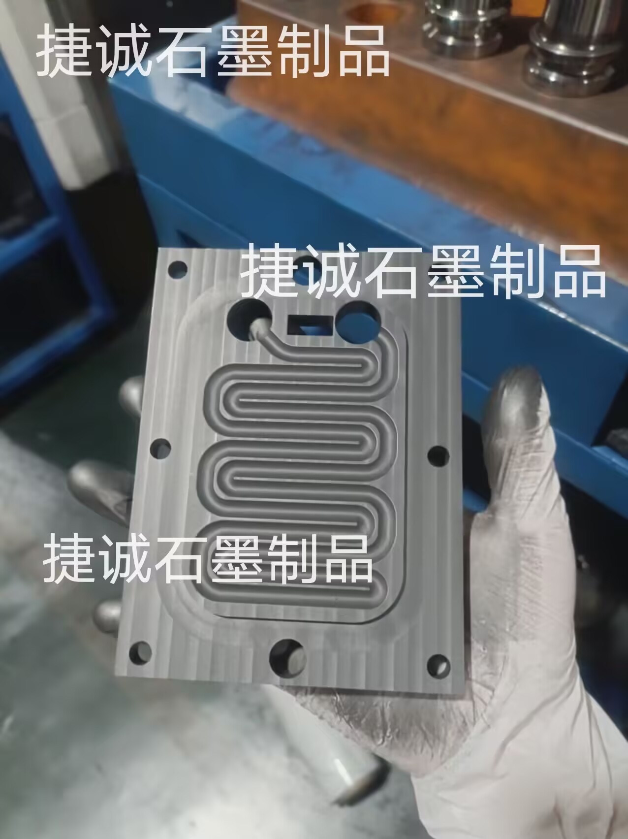 液冷板釬焊石墨模具，釬焊式水冷板工裝夾具，釬焊石墨模具，鋁板結構水冷板釬焊石墨模具，水冷板釬焊石墨模具，AL6061水冷板真空釬焊石墨模具，石墨釬焊工裝夾具